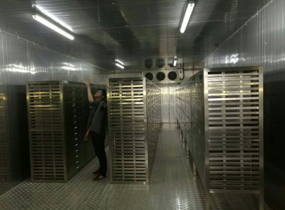 庫華領(lǐng)導視察冷庫